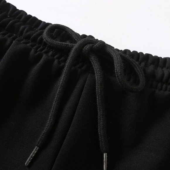 Solid Drawstring Track Shorts - Picture 5 of 8